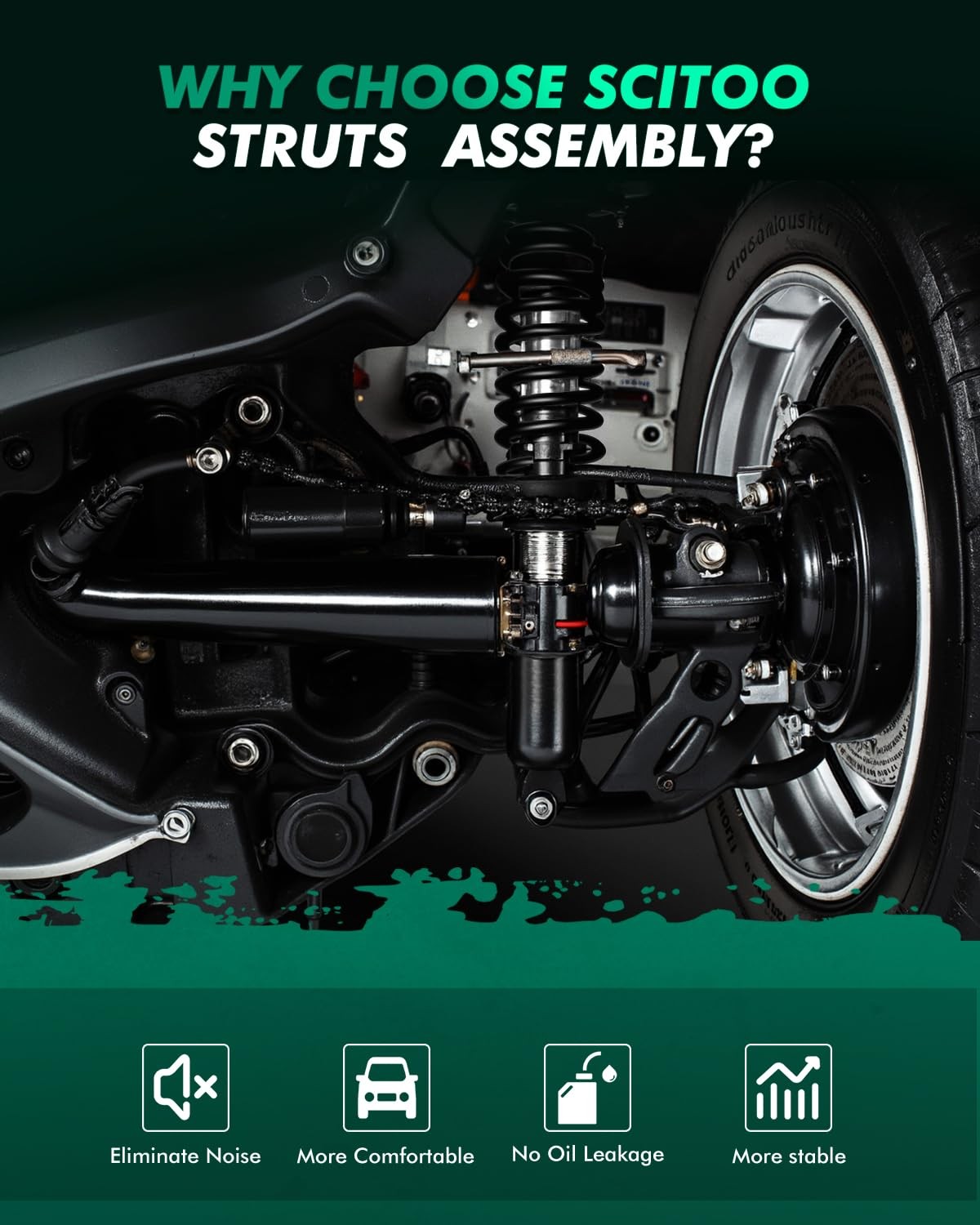 – Complete Struts Spring Rear Shock Absorbers Fit For Buick