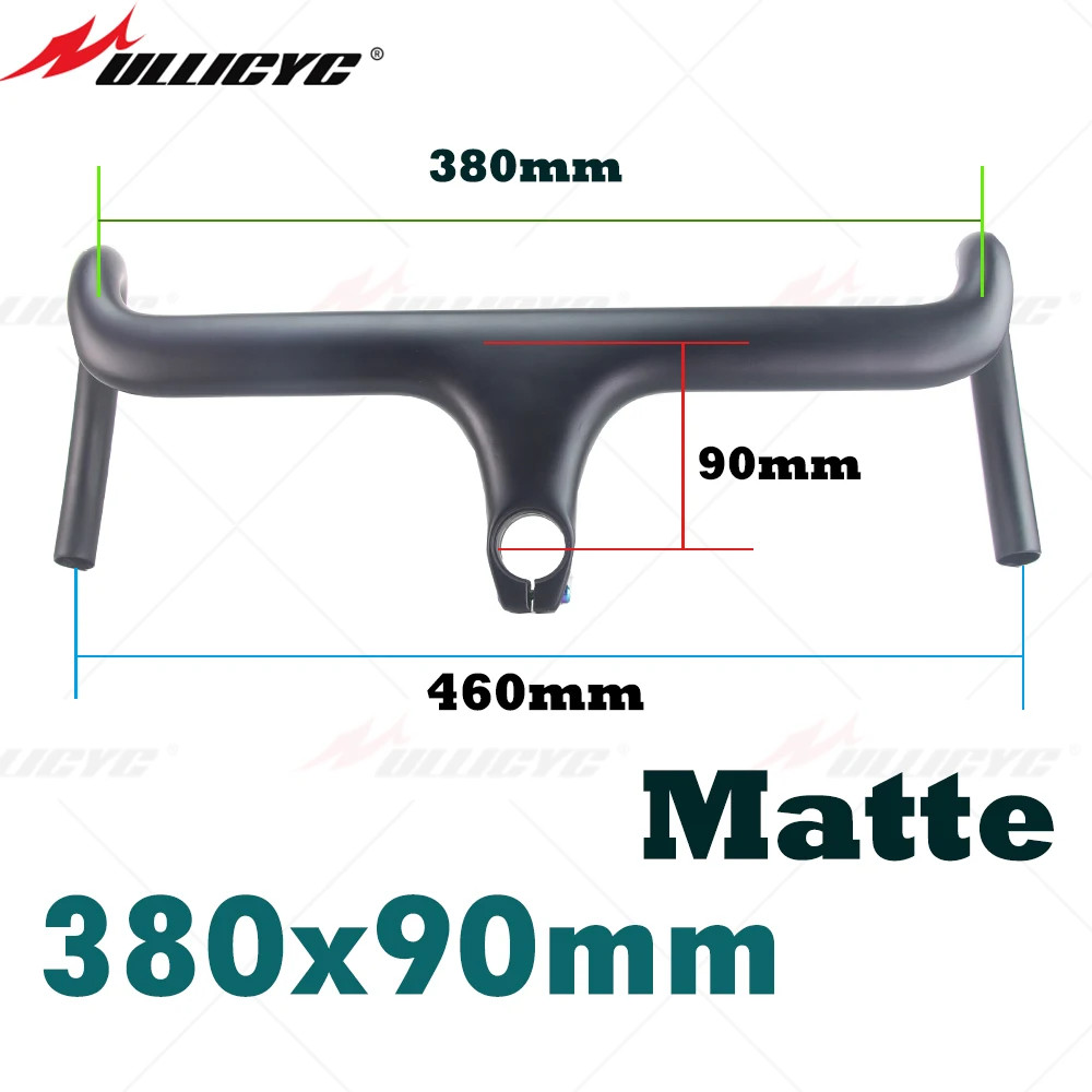 Carbon Bike Internal Wiring Integrated Drop Bar for 28.6mm Fork Tube with Spacer