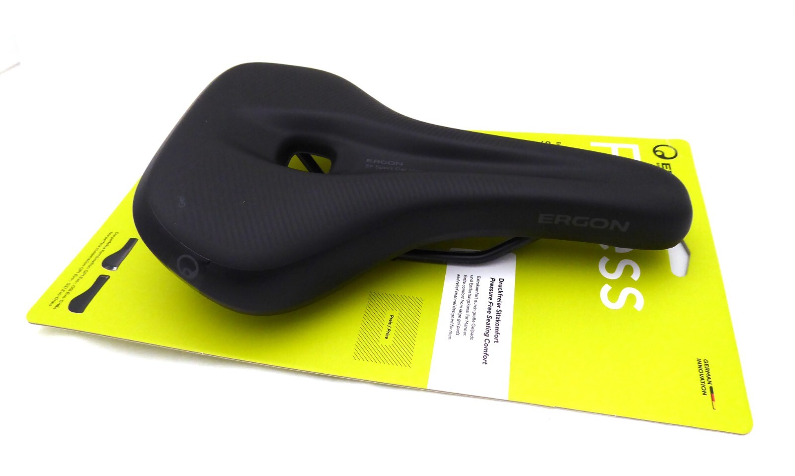 Ergon SF Sport Gel Men’s Saddle, Medium/Large – Black