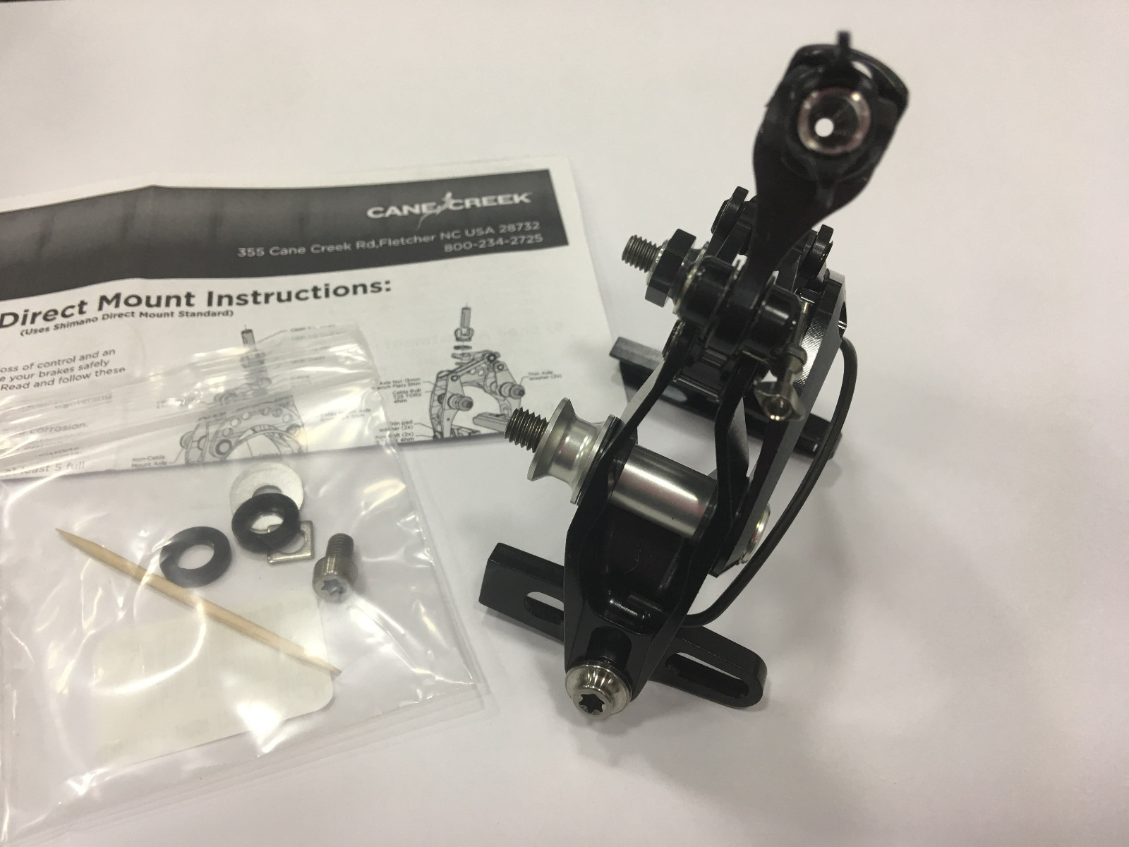 Cane Creek eeBrake G4 Single Direct Mount Fork / Seatstay (Black) #BEE0176