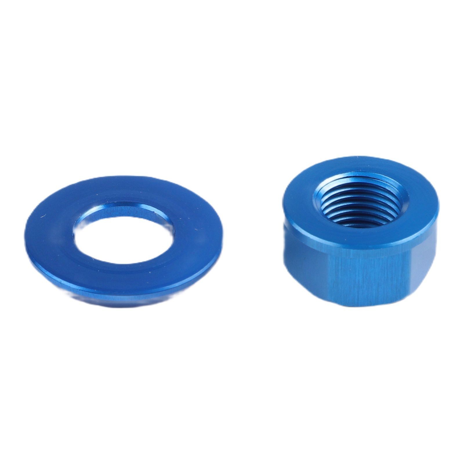 Aluminum Alloy Nuts For Bike Assembly 2pcs Package 7075 Aluminum Alloy Material