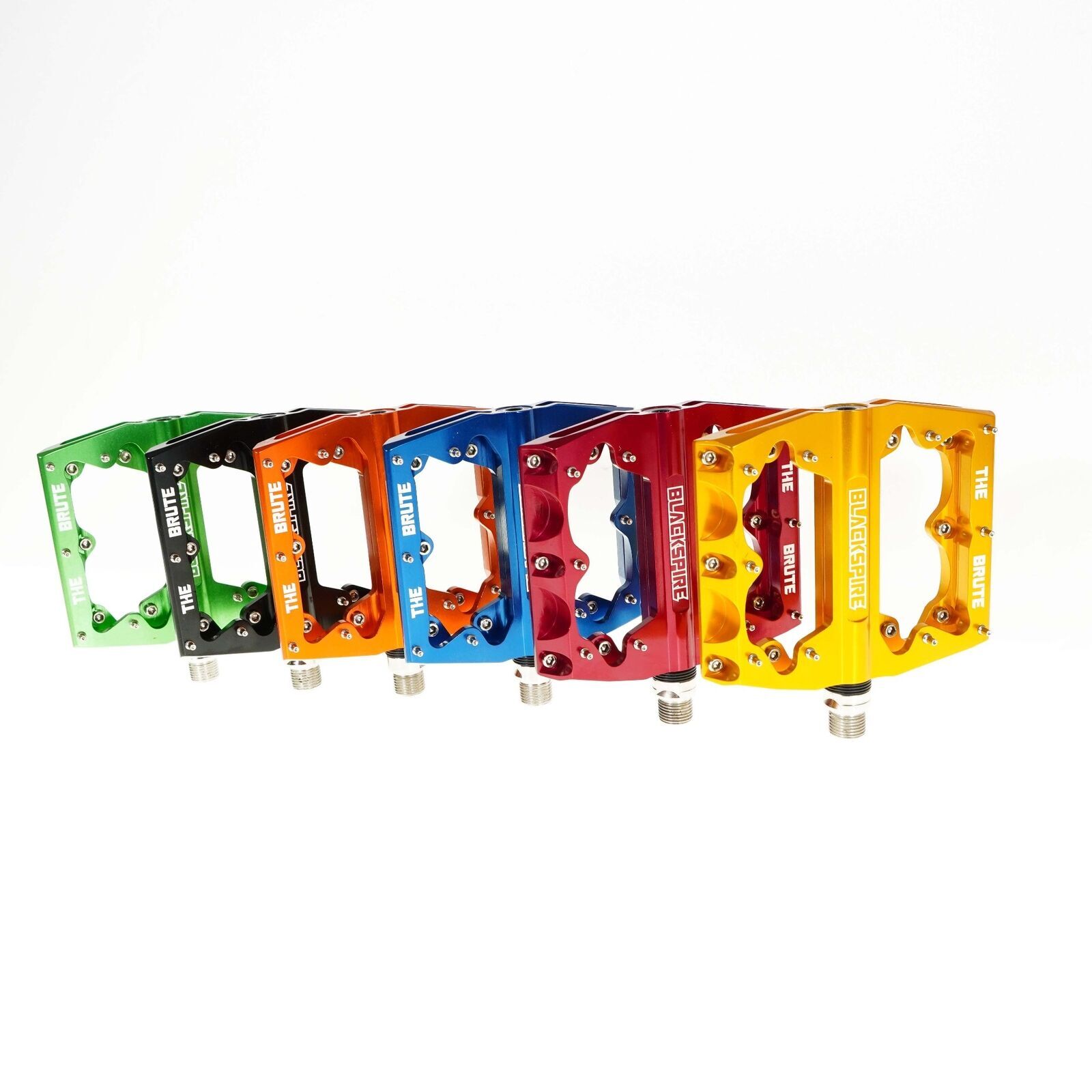 Blackspire Brute Platform Pedals 9/16″ Mountain Bike CNC Alloy Pedal 6 Colors