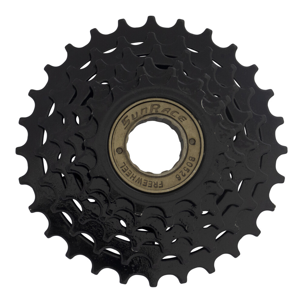 SUNRACE BRANDED 6 SPEED BICYCLE MULTIPLE FREEWHEELS 14/28T FRICTION BLACK