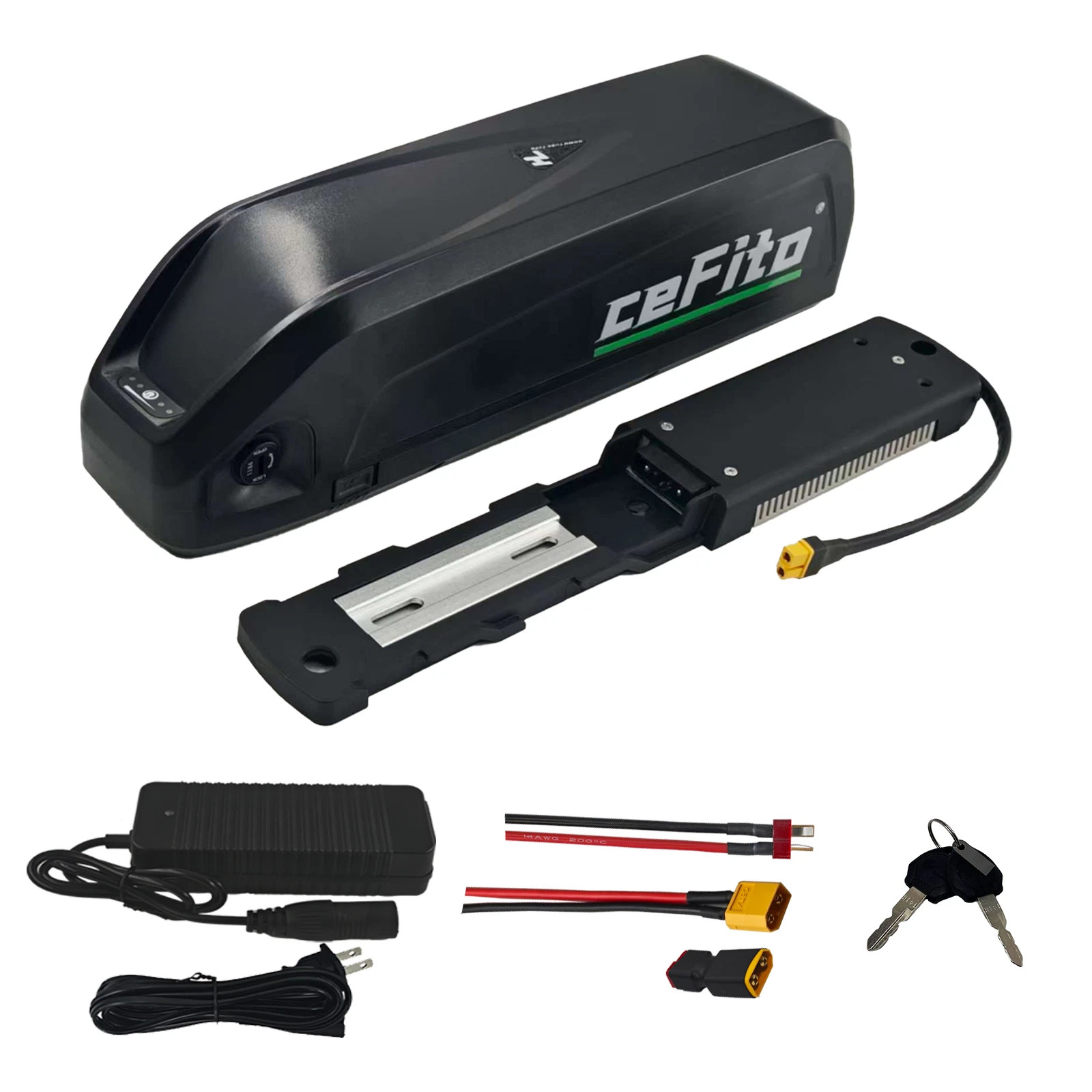 48V 20Ah Battery with 2A Charger, XT60 & T-Plug Connector, for 100W-1000W Motors