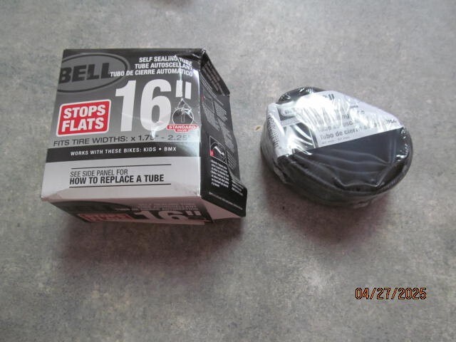 BELL Self Sealing Inner Tube 16” × 1.75″ – 2.25″ Seals Flats While You Ride NEW