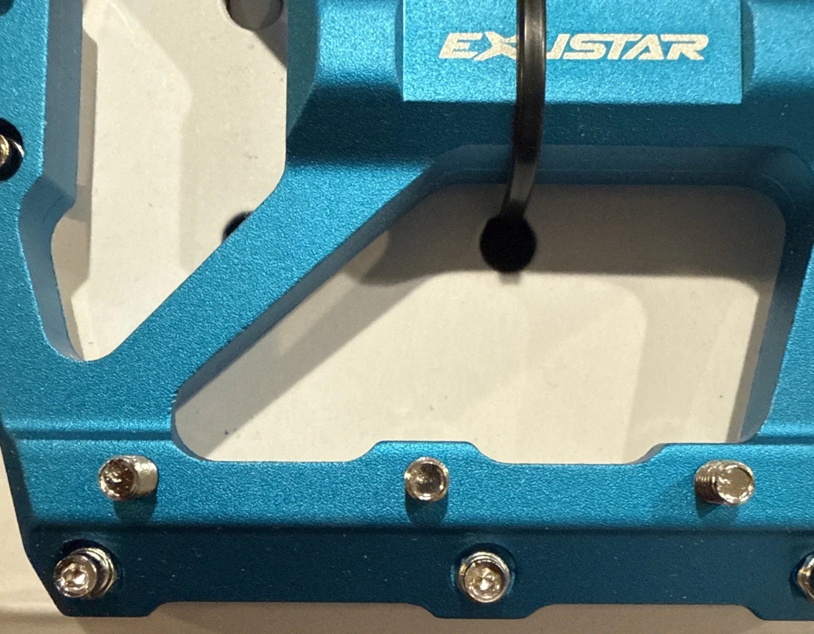 Exustar Pedals EPB557BL Turquoise Blue Aluminum 14oz/pr NIB NICE!