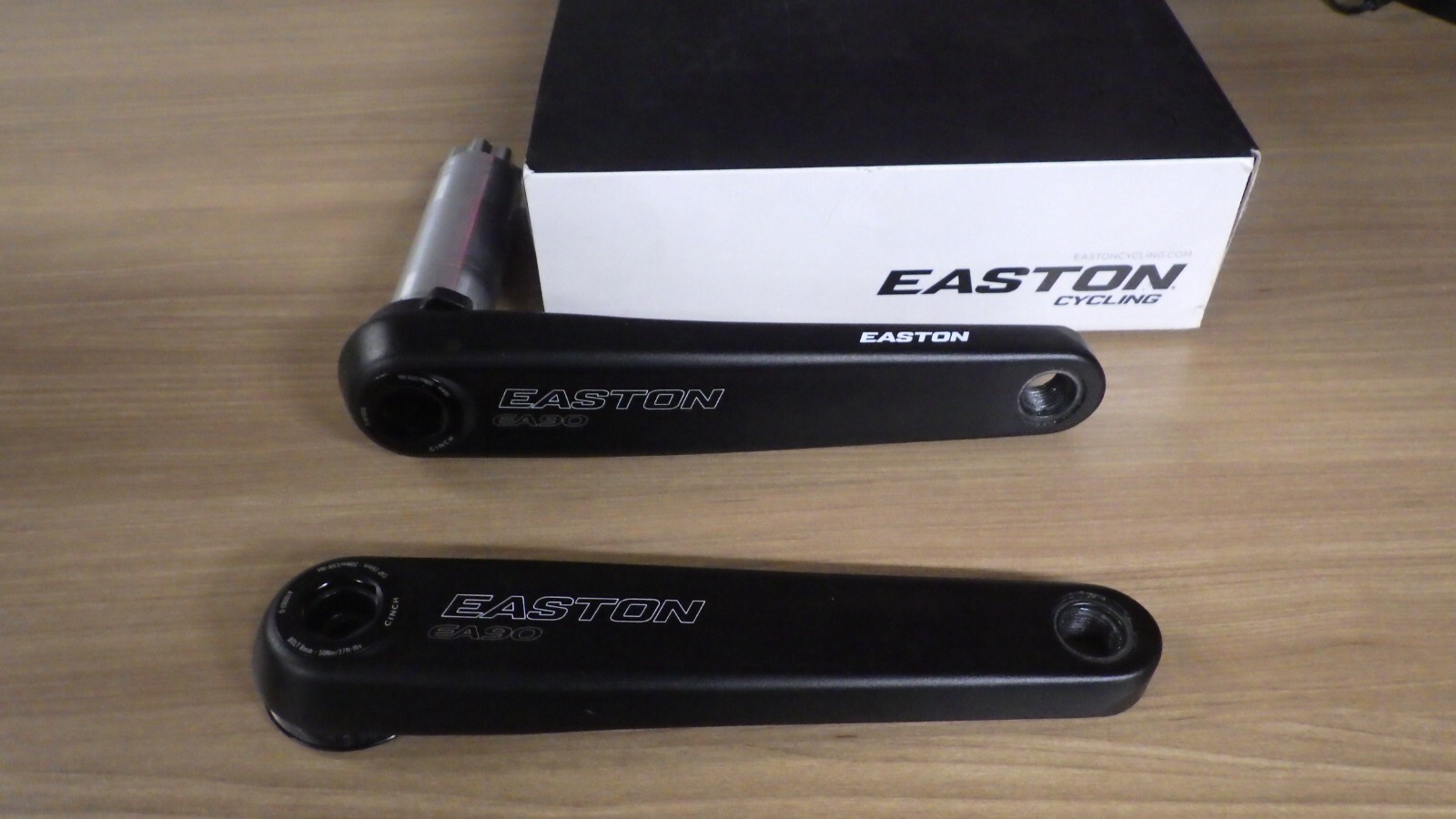 EASTON EA90 CRANKSET, NO RINGS, CINCH, 172.5MM, BLACK, ALUMINIUM, NEW IN BOX