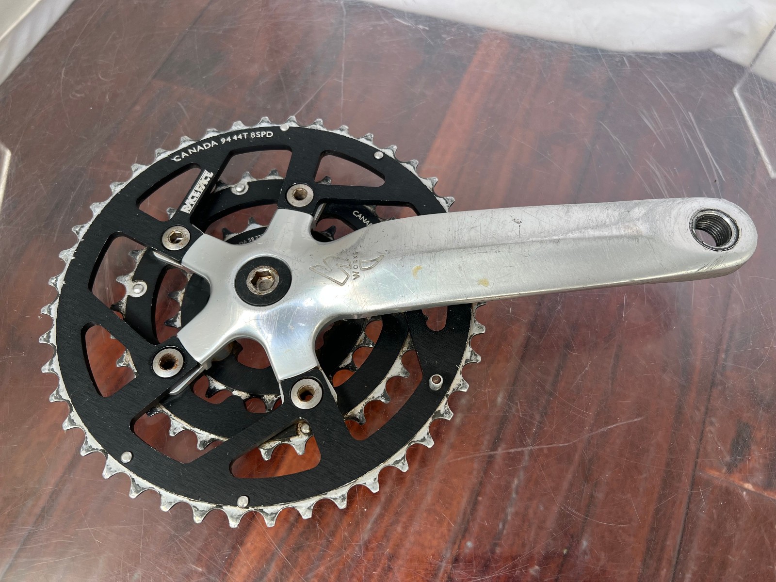 Vintage Specialized Strongarm S-Works 175mm Crankset Race Face Triple Square