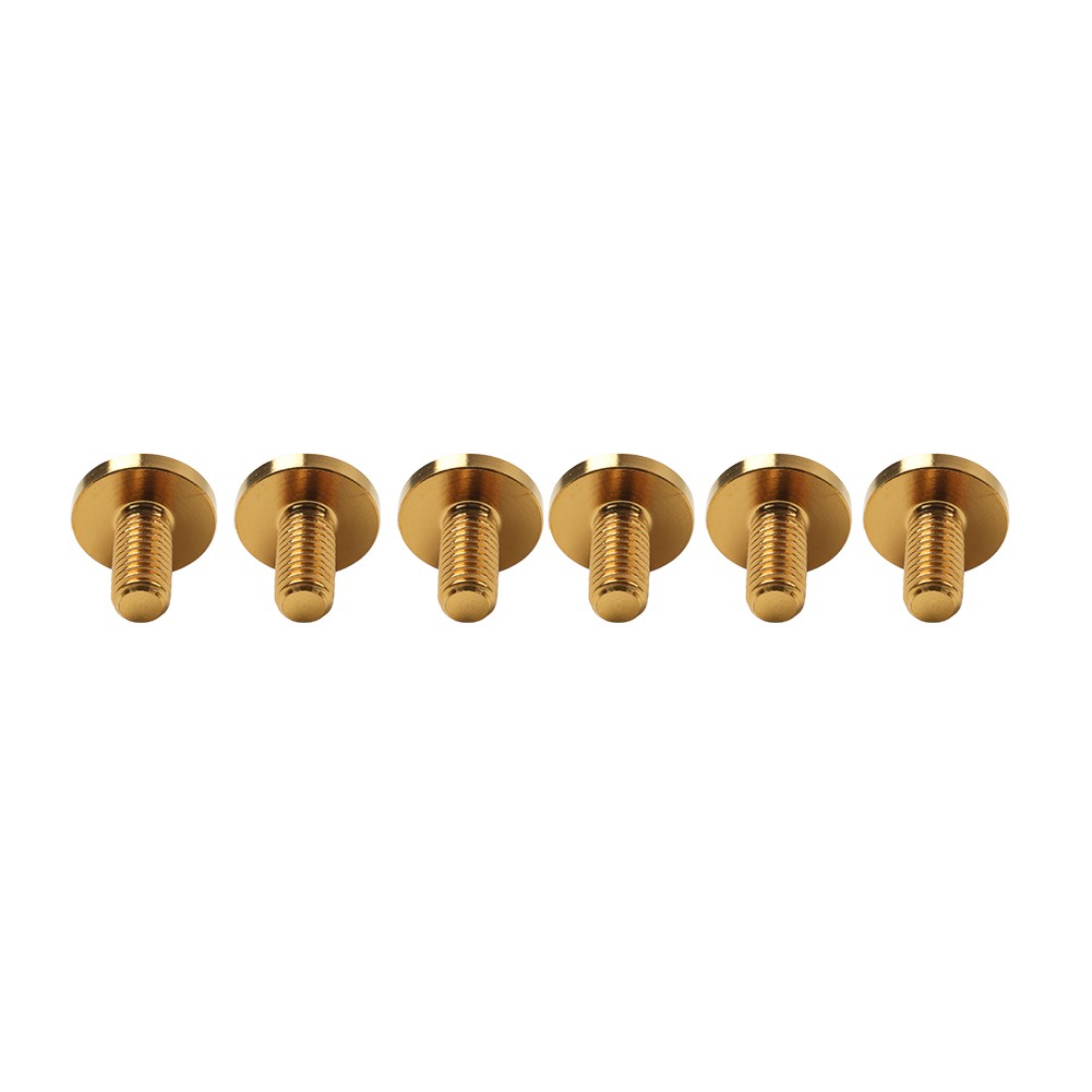 6x Universal Bolts M5 Truss Torx Screw M5x10mm For Bike Motorcycle gold