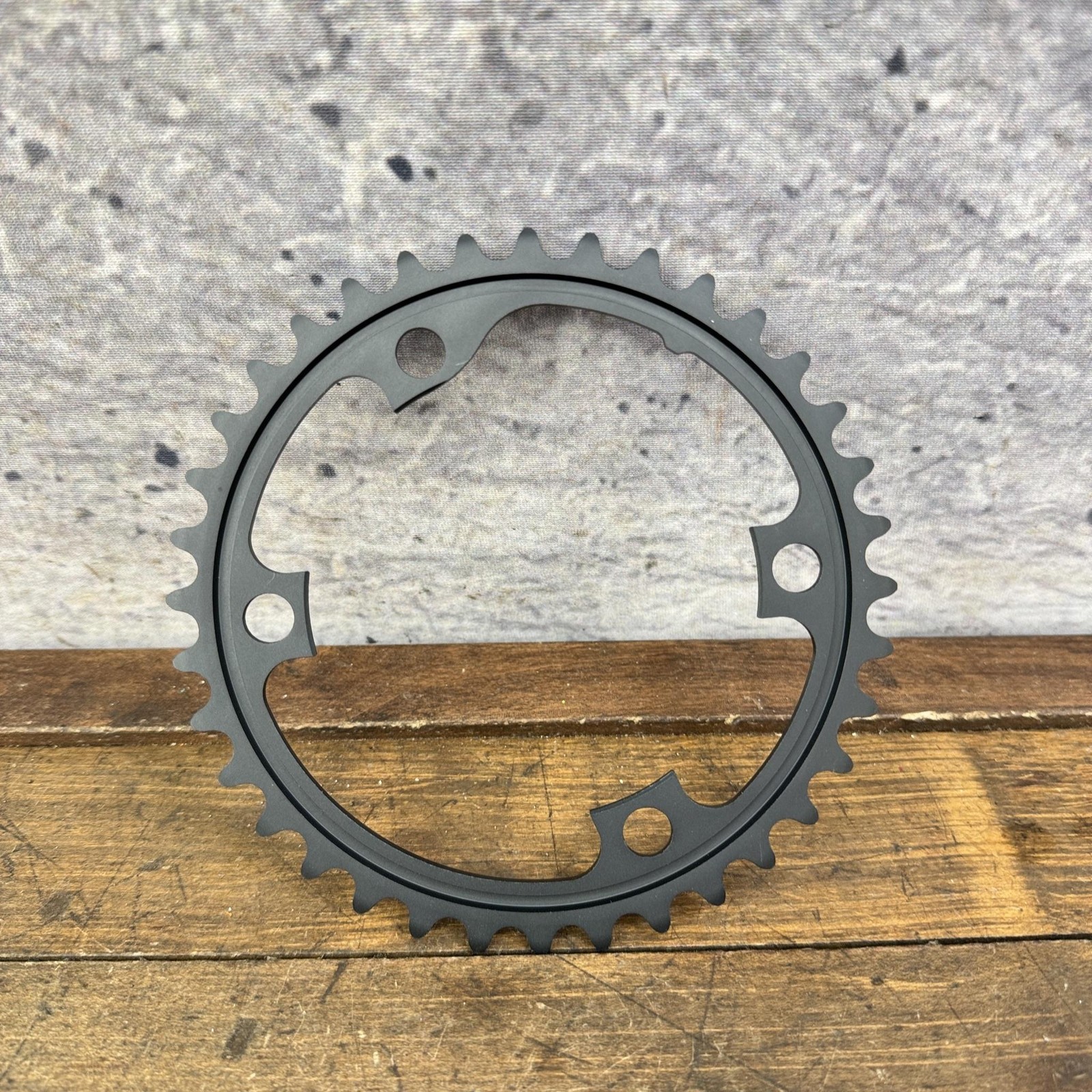Shimano Ultegra 36T Chainring 110 BCD 4-Arm Black Asymmetric Road 11s FC-R8000