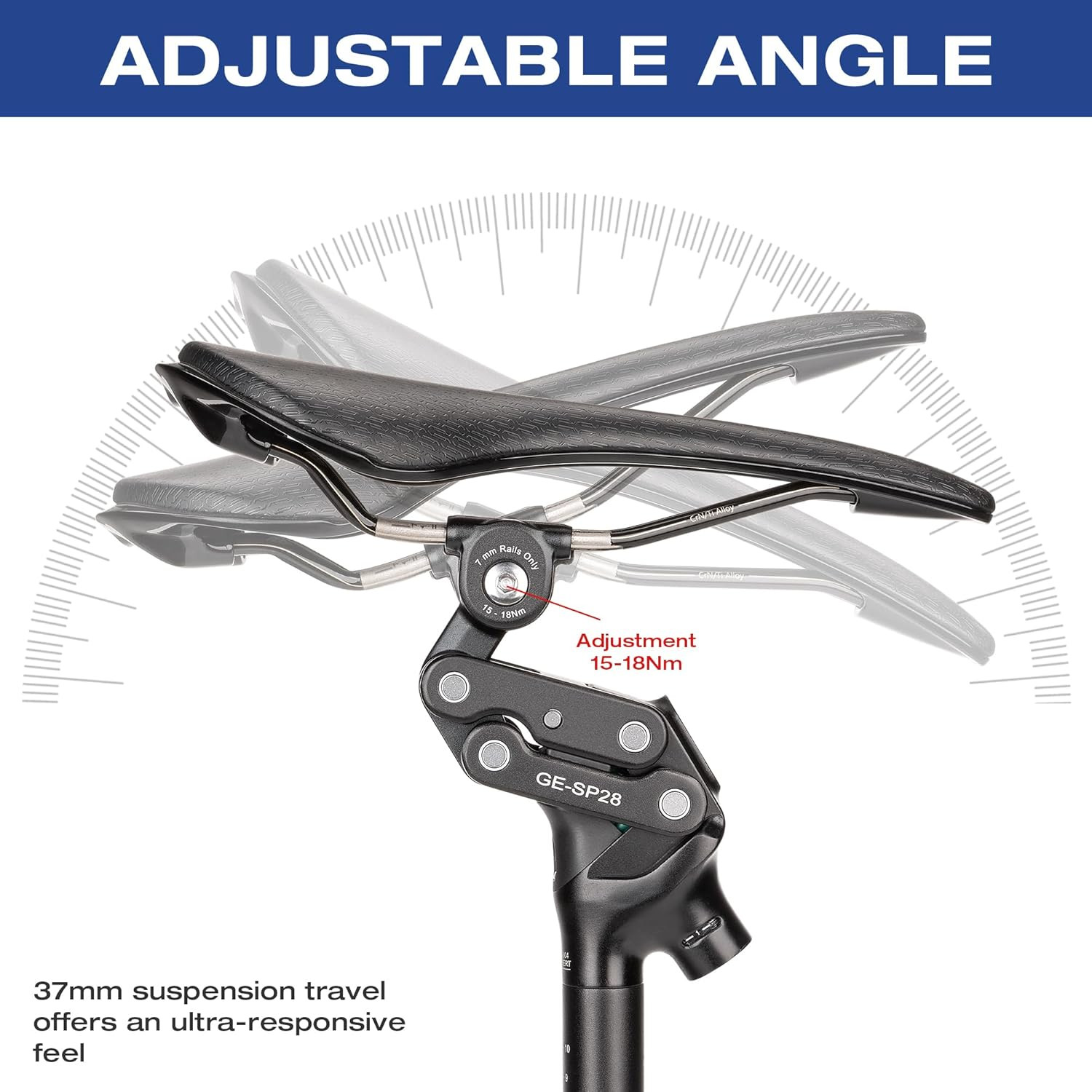 Bike Suspension Seatpost- 27.2 / 30.9 / 31.6Mm Shock-Absorber Bicycle Seat Post