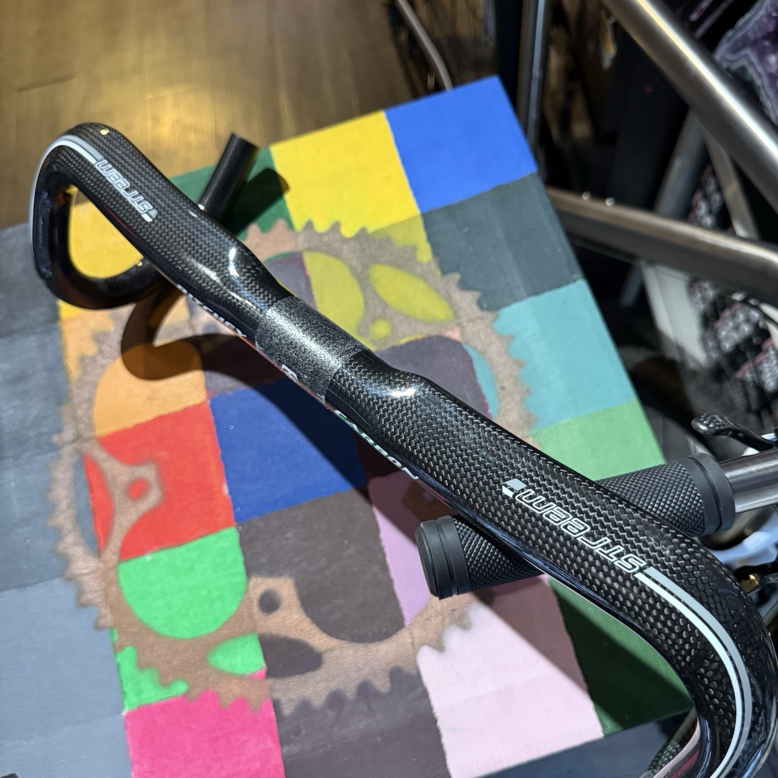 BRAND NEW FSA STREAM WCS 460mm CARBON ROAD BIKE DROP HANDLEBAR – 31.8 CLAMP RARE