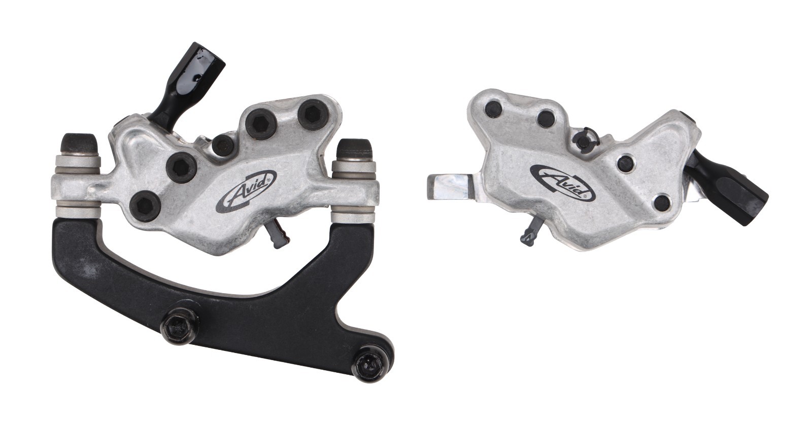 Avid Code Mountain Bike Hydraulic Disc Brake Set w/ 4-Piston Calipers Post Mount