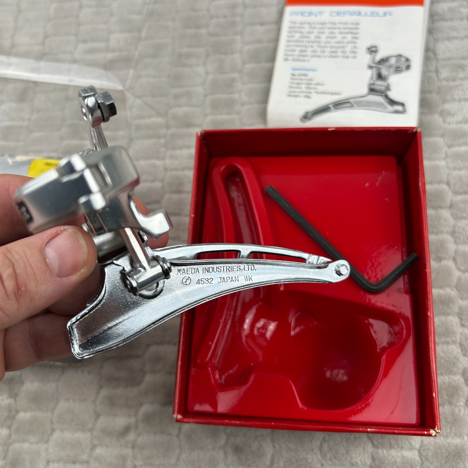Suntour Cyclone NOS Front Derailer No. 3704 New In Box