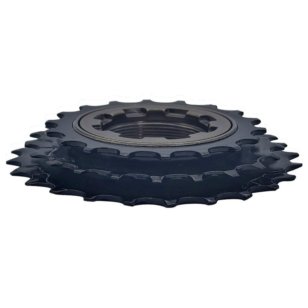 3-Speed Bike Freewheel Black 18T 21T 24T 9.85×9.85×1.55cm for Spin Hub