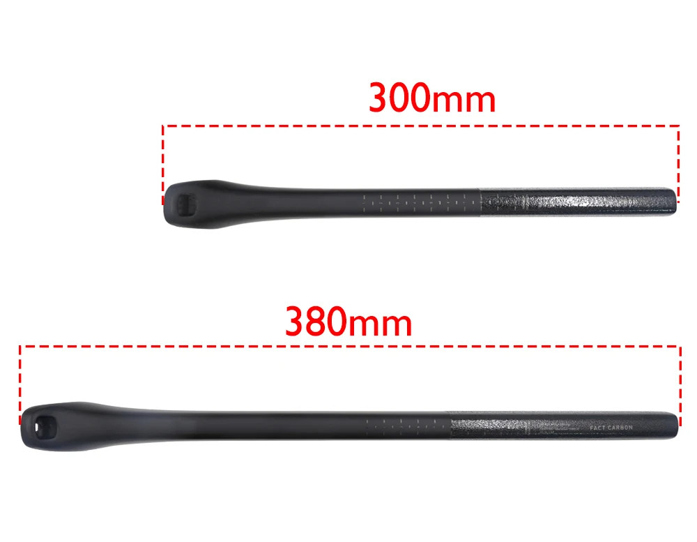 Carbon Fiber Seatpost Ultralight Road Bike Seatpost Matte 300mm/380mm 0mm Offset