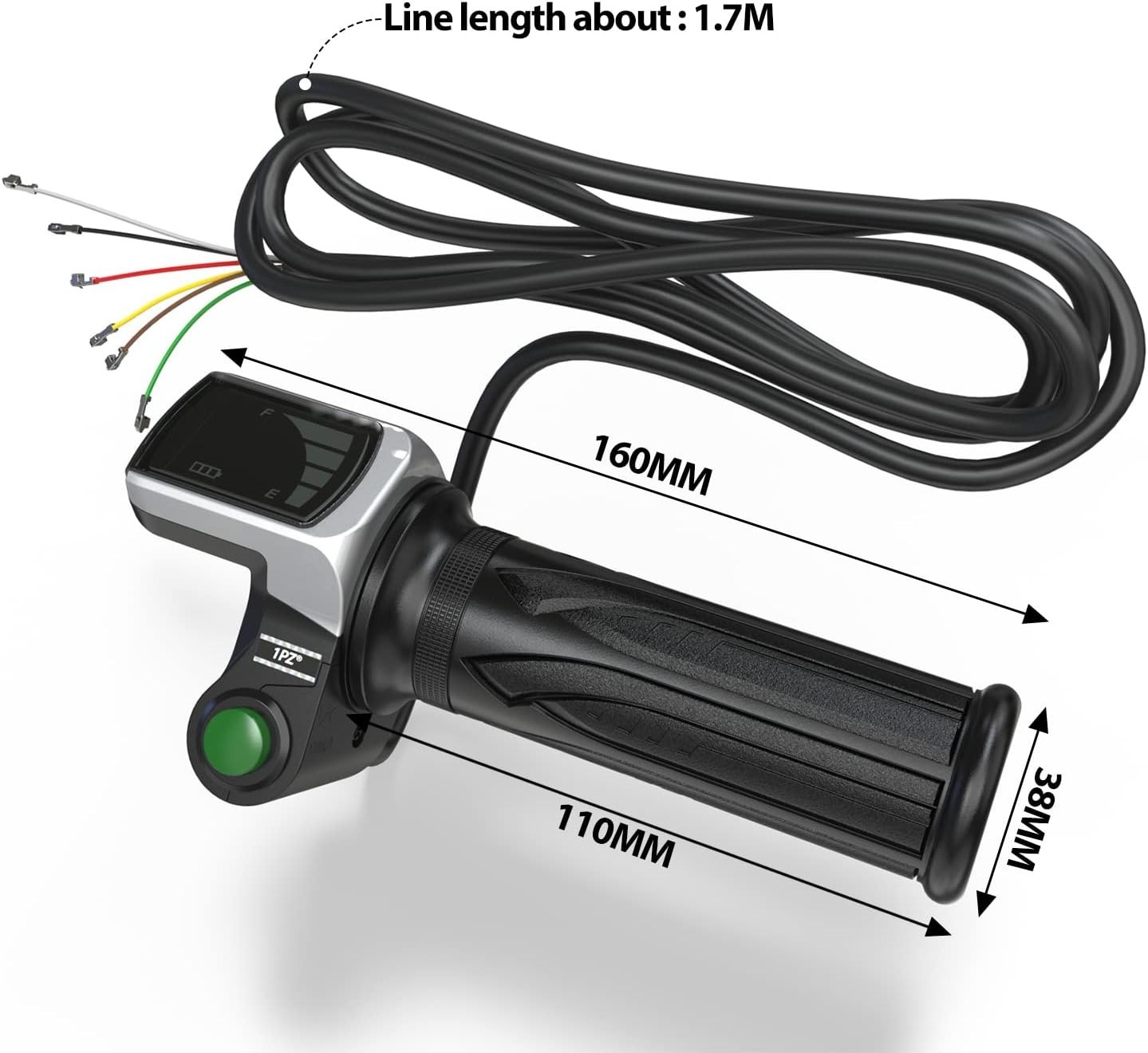 Electric Bike LCD Display Throttle Grip Replacement
