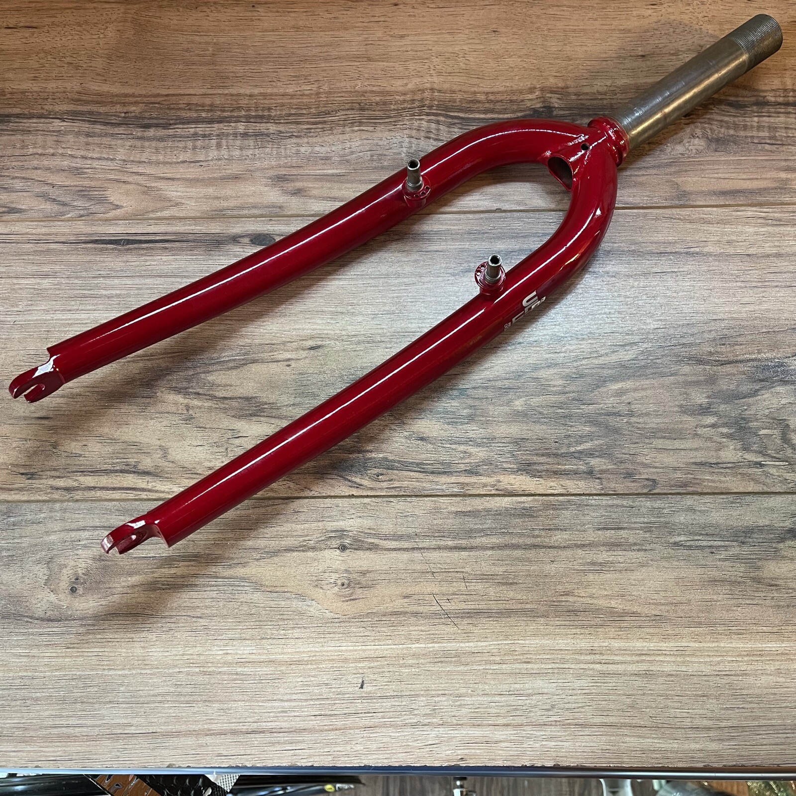 NOS Tange Ultra Lite MTB Prestige 1 1/8 Threaded 26 390 AtoC 138mm 776g Red