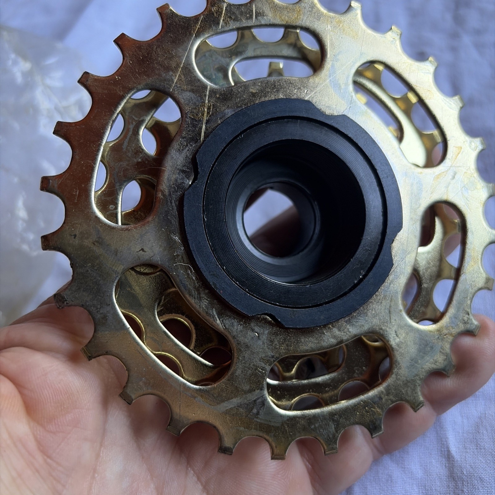 Vintage Suntour Pro-Compe Freewheel 5 Speed Gold NOS 14-28T 28T