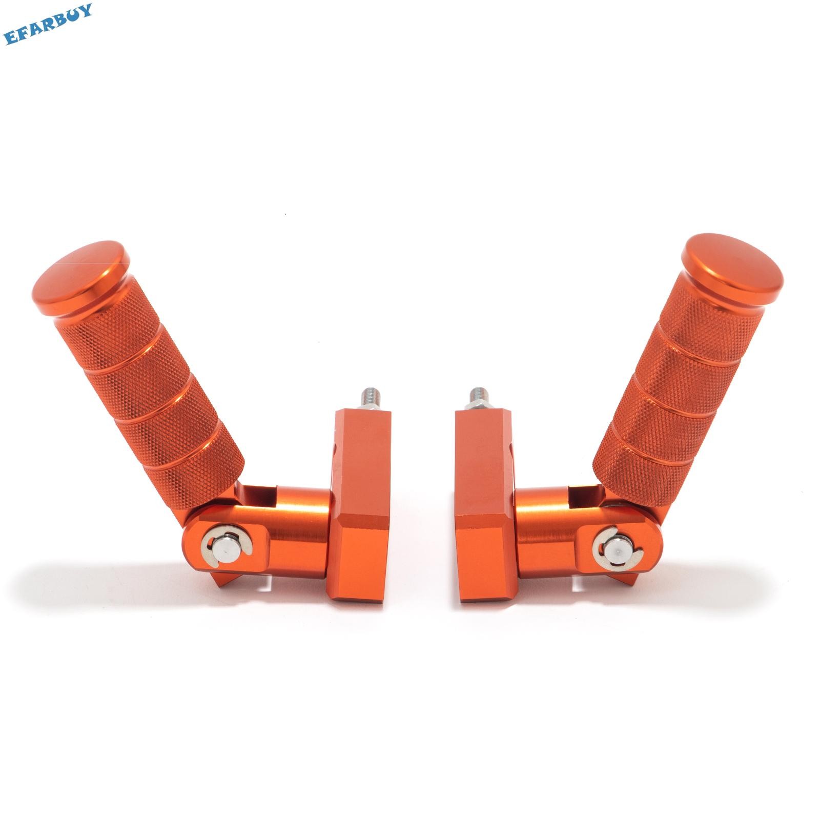 Orange Pair Stunt Foot Pegs Pedal For Sur-Ron Light Bee LB X For eride pro ss