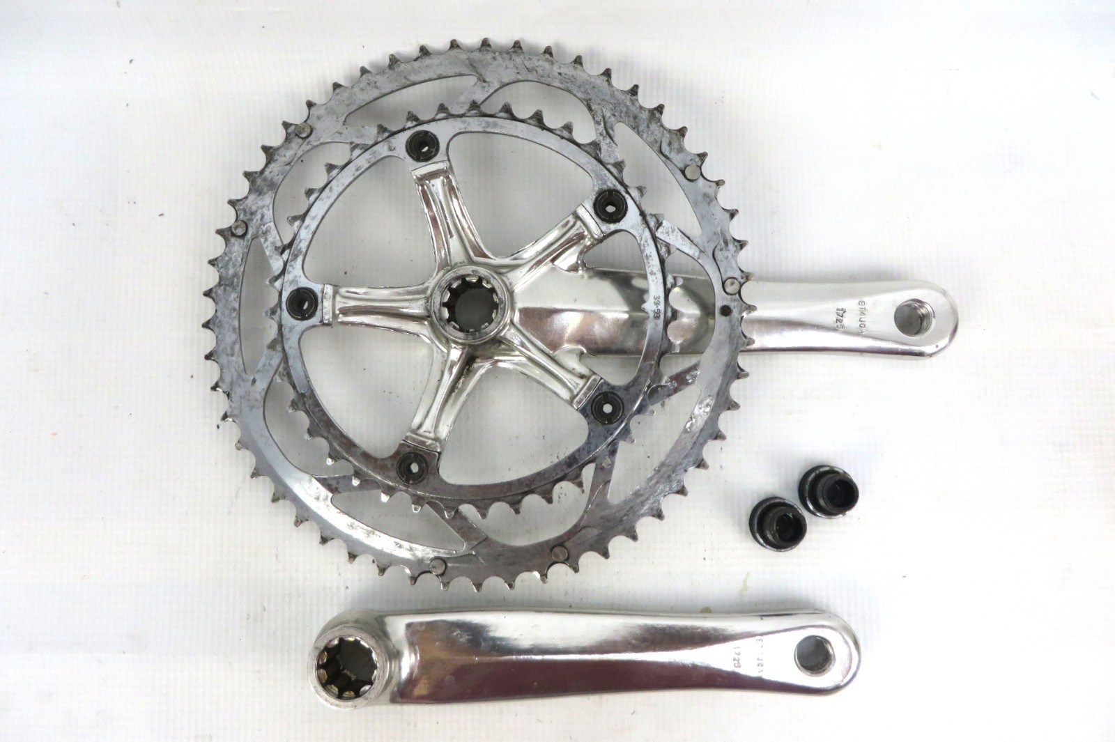 TRUVATIV ELITA CRANKSET Chrome 172.5mm 39-53t 700g Isis Drive