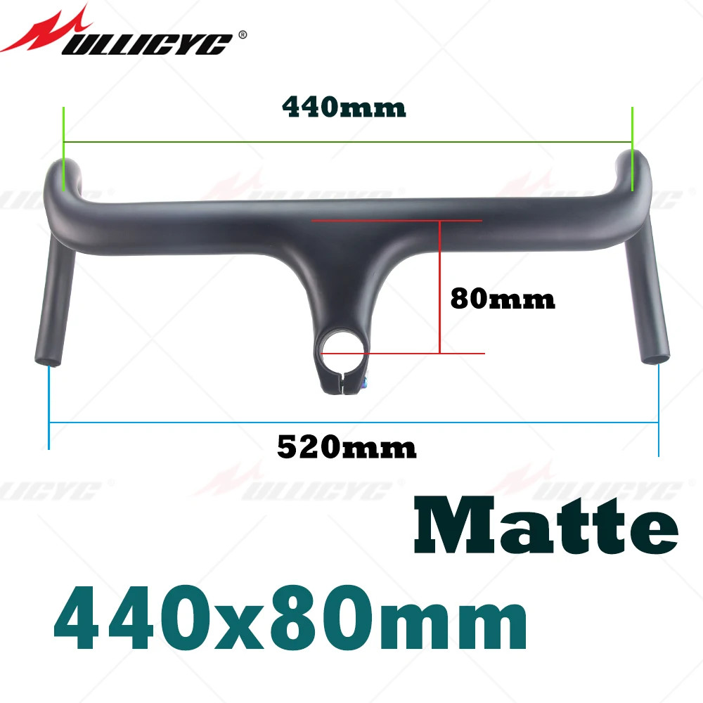 Carbon Bike Internal Wiring Integrated Drop Bar for 28.6mm Fork Tube with Spacer