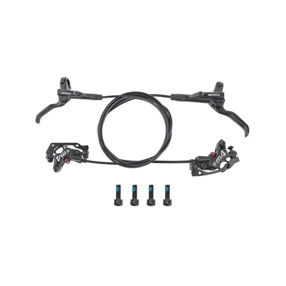 4-Piston MTB Bicycle Hydraulic Disc Brake with Silicone Protective 800mm/1400mm