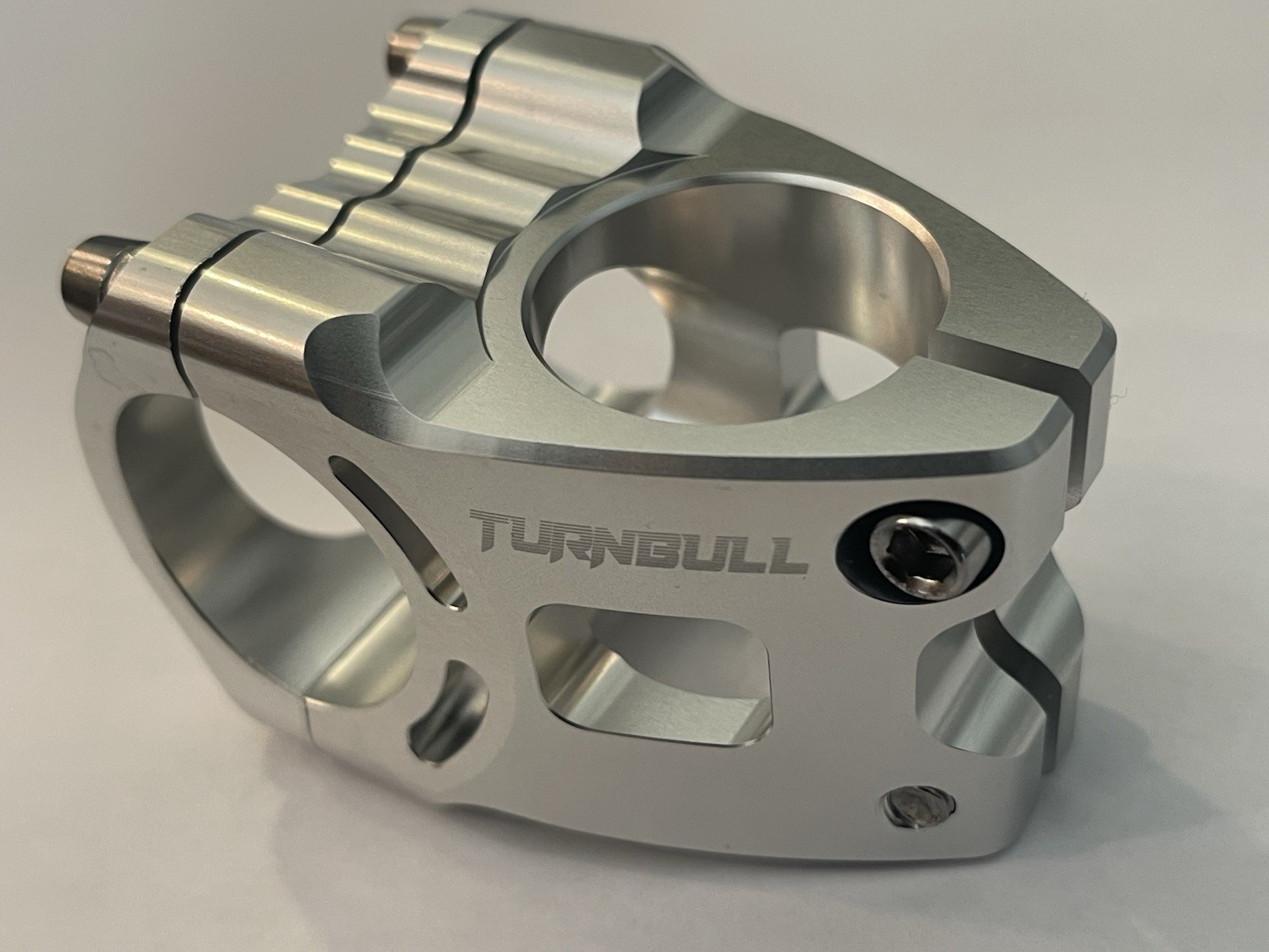 Turnbull CNC’d Billet MTB Stem 31.8MM/35MM 0° Silver Heavy Duty