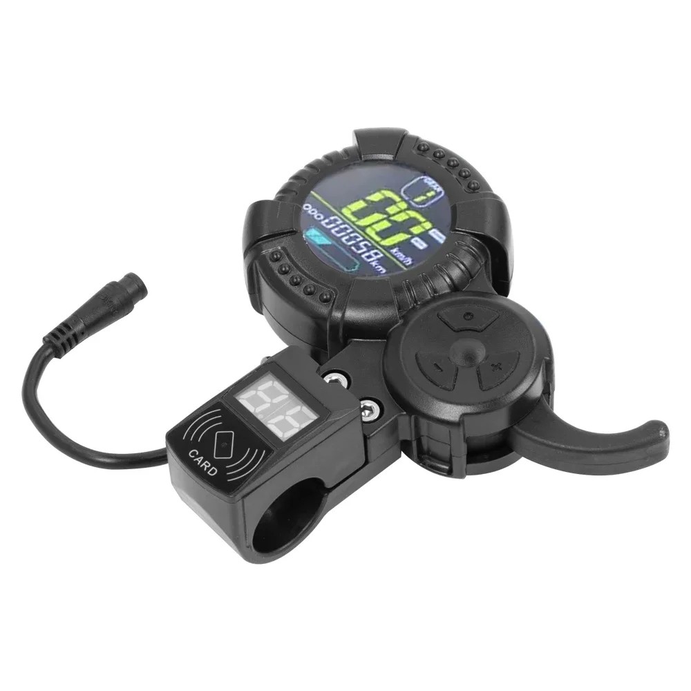 6pin LCD Meter Display Thumb Throttle NFC for ZERO 8 9 10 8X 10X E-Scooter Parts
