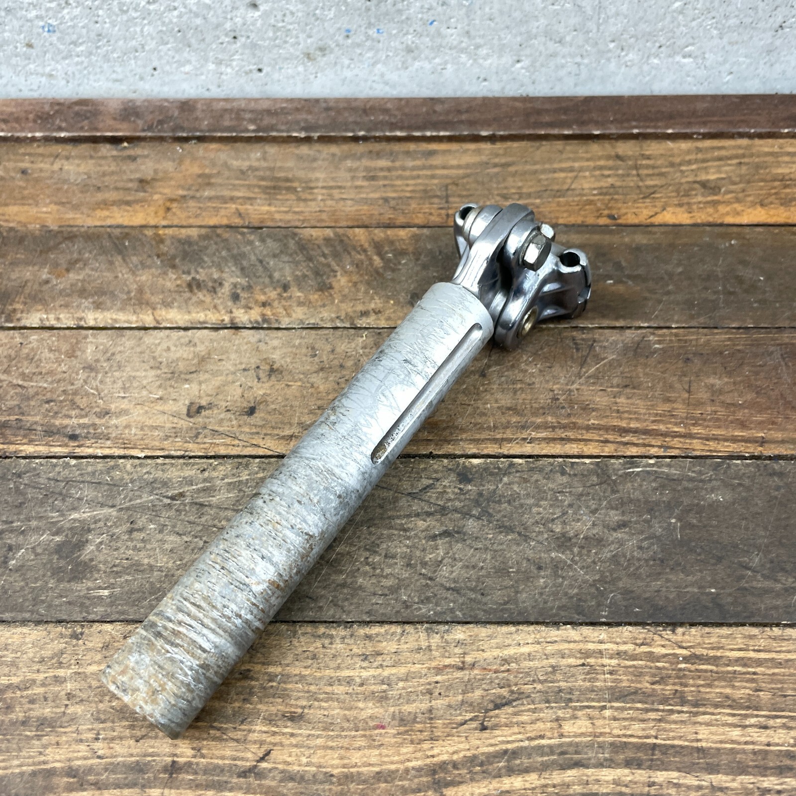 Vintage 3TTT Seatpost 27.0 mm Brev Italy Fluted 200 mm Post Micro Adjust 70s 60s