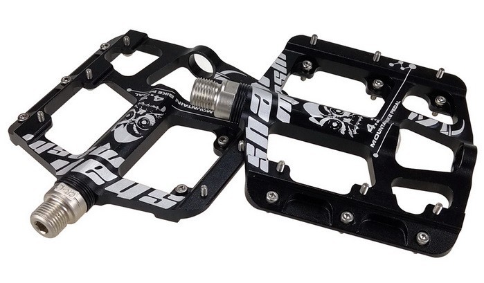 CNC Aluminum Road MTB Folding Bike Bicycle Pedal Flat Pedals 3 Bearings