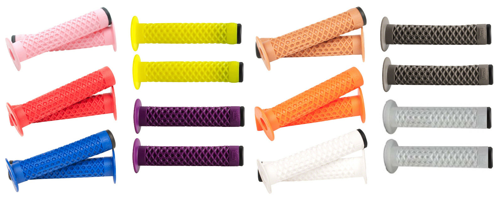 ODI Vans x Cult Flange BMX Grips Soft Waffle Design Long 150mm Length BMX Bike