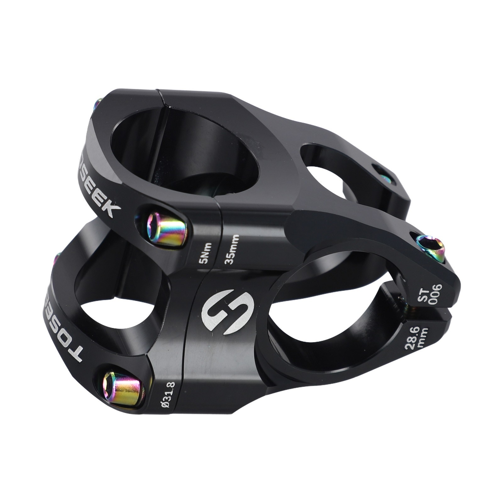 Mirror Polished DH AMEnduro CNC Bicycle Stem for Mountain Bikes 31 8mm