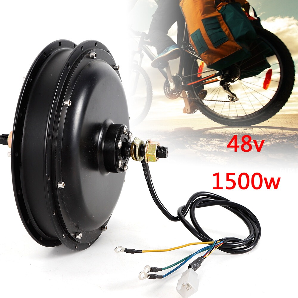 1500W E-Bike Conversion Kit 48V Fat Ebike Hub Motor Hub Rear Wheel Motor 55N.m