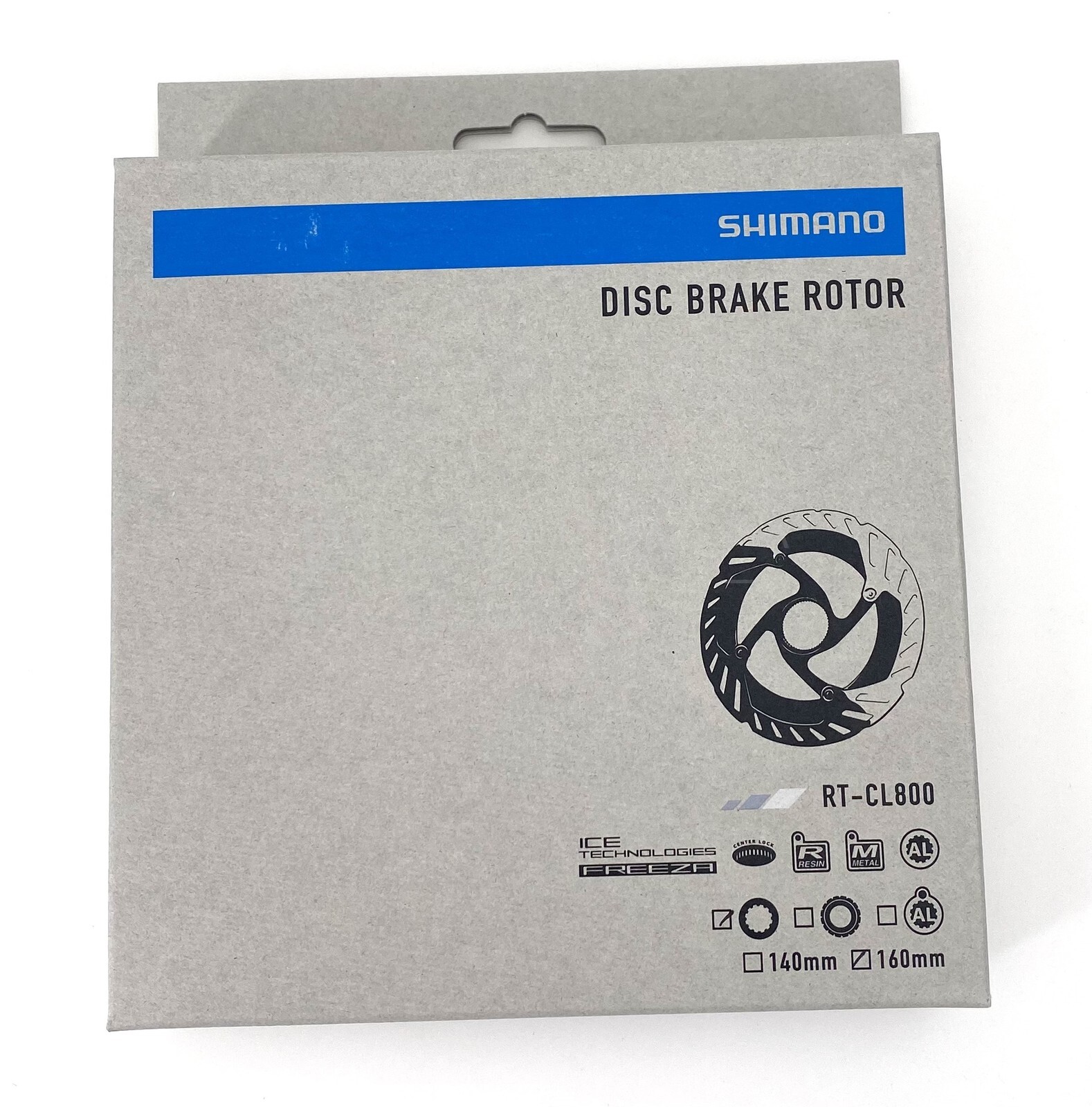 2023 Shimano GRX Bike RT-CL800 Center Lock Disc Rotor 160mm,ICE TECH FREEZA