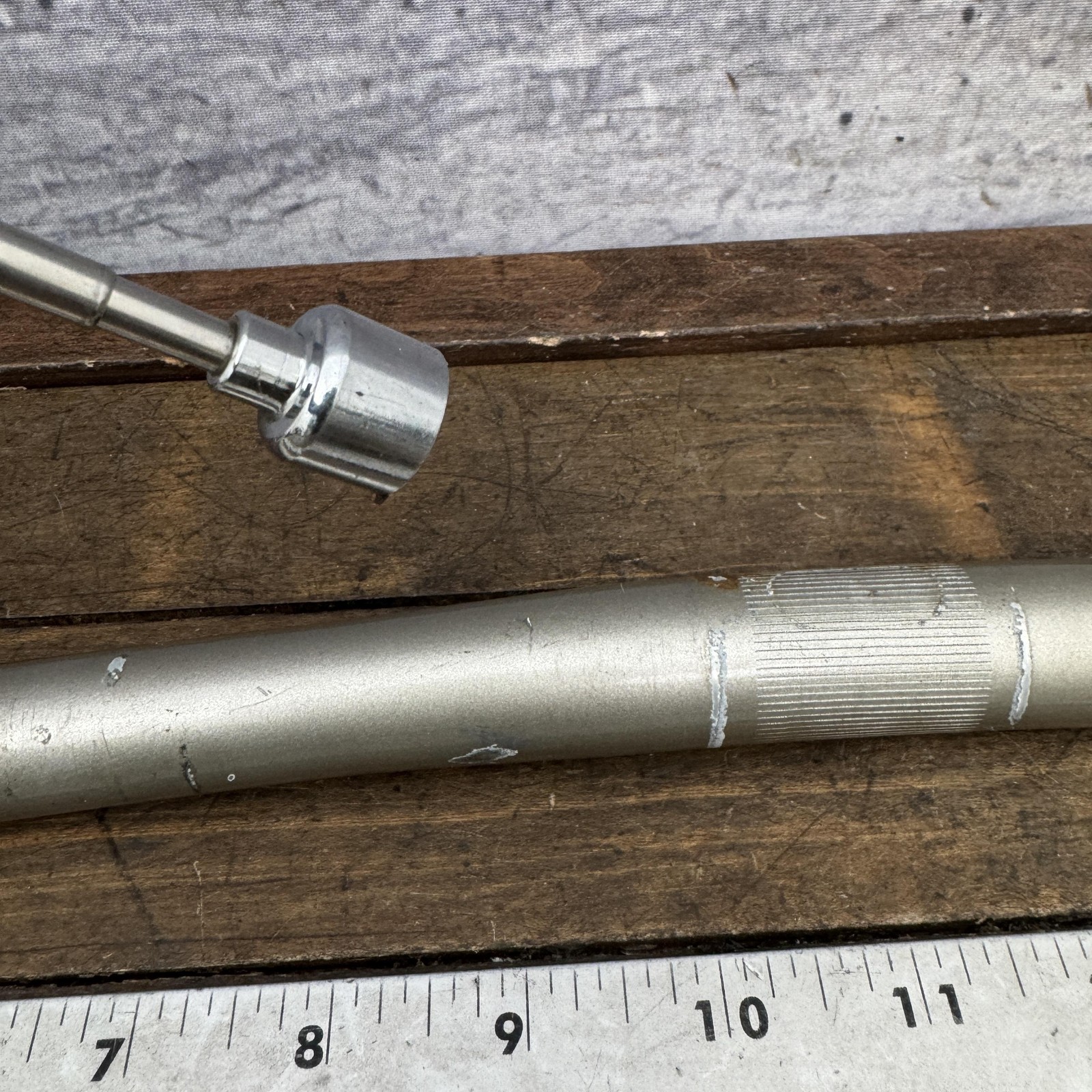 Vintage Alloy Mountain Handlebar Fits Kona 560mm 25.4 Clamp Silver 90s MTB Bar