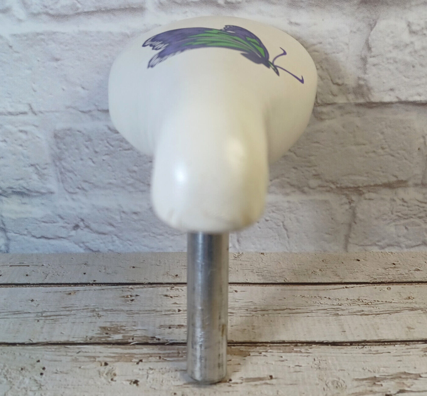 Butterfly Bicycle Seat Unique Purple Green White 9.5″ Cycling Gear