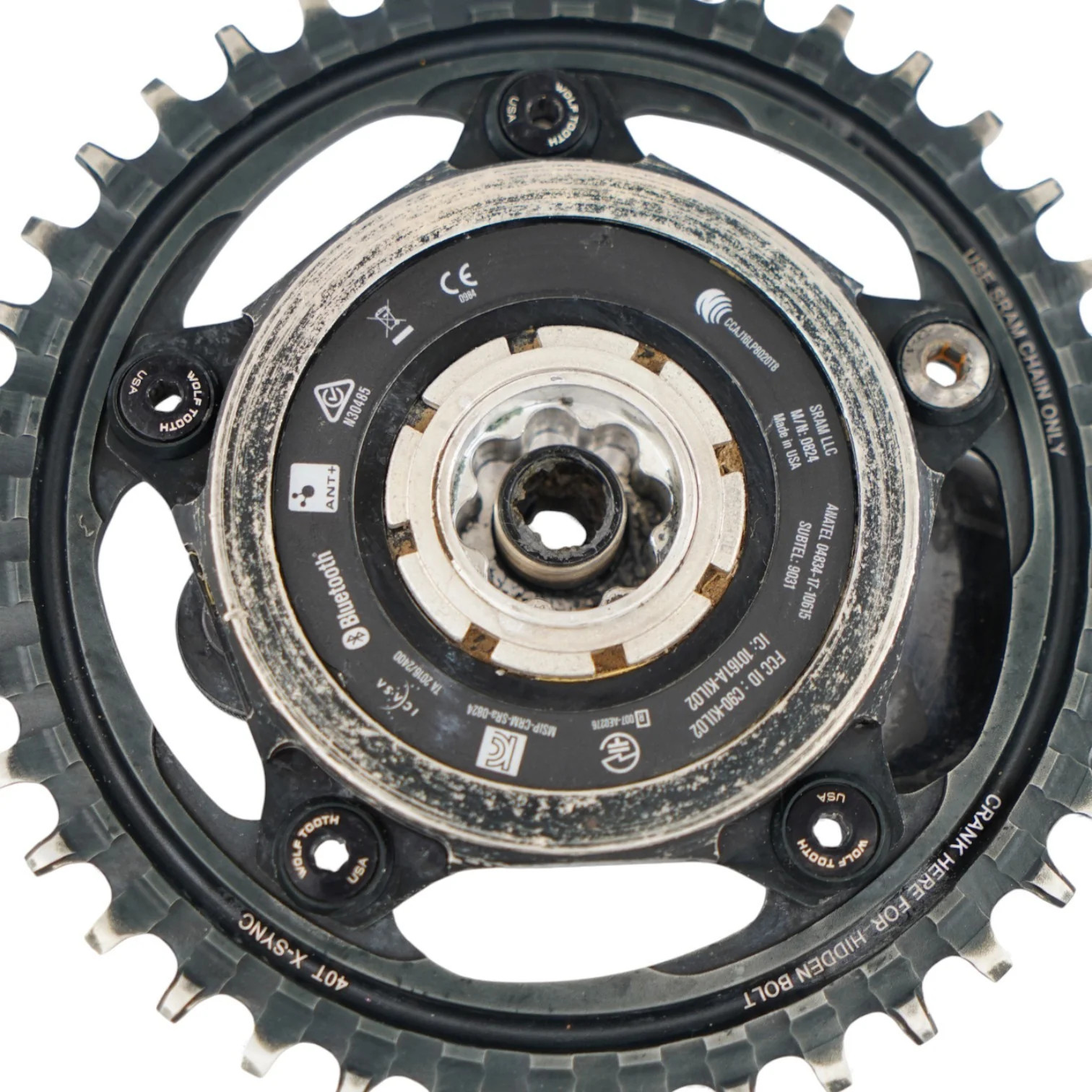 Specialized S-Works Quarq D-Zero Power Meter Crankset 170mm 40T Size FACT Carbon