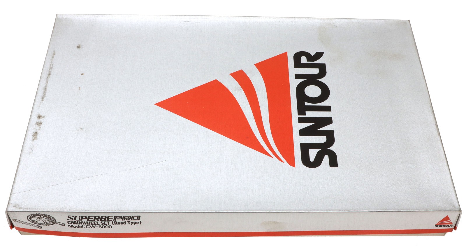 Sun Tour Superbe Pro CW-5000 Crankset 8 Speed 165mm Silver 52/42 NOS NEW