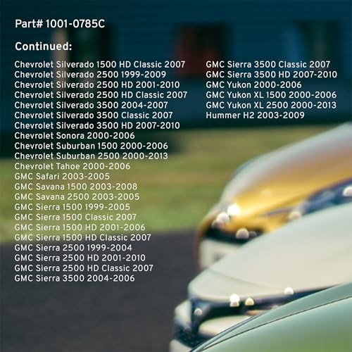 Front Ceramic Brake Pads, Premium 1001-0785C, Compatible with 1999 BP0785-C