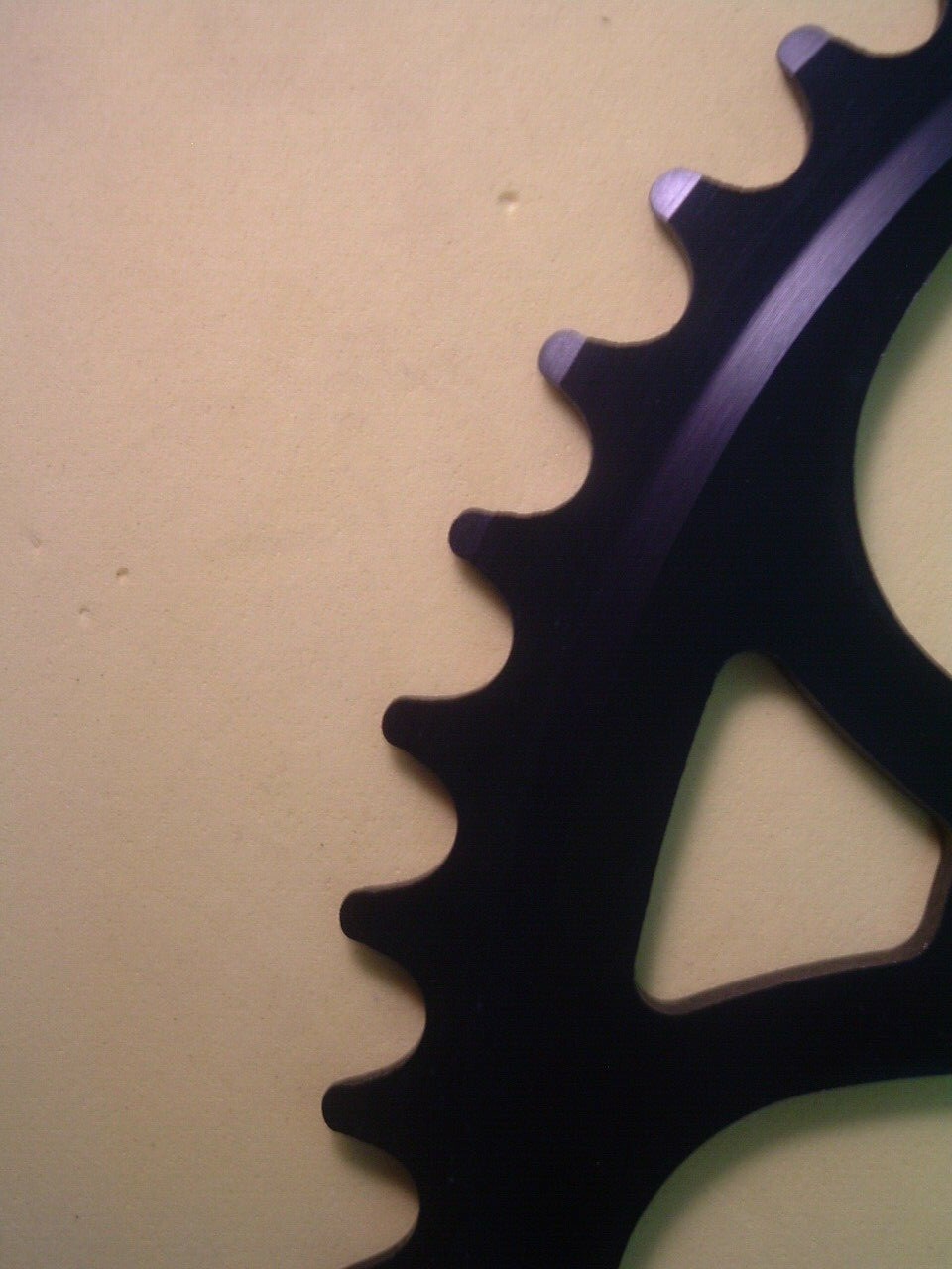 SR Japan 307 48T x110BCD Road/MTB Black Chainring- NEW/NOS- 5/6/7/8/9-Spd-NIB