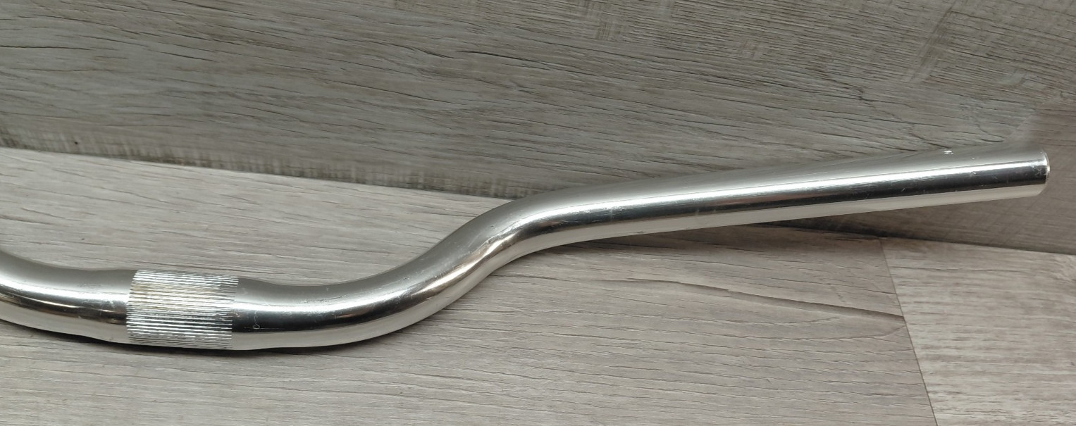 Vintage NL Alloy MTB Handlebar 25.4 mm x 620 mm 3″ Rise – Silver