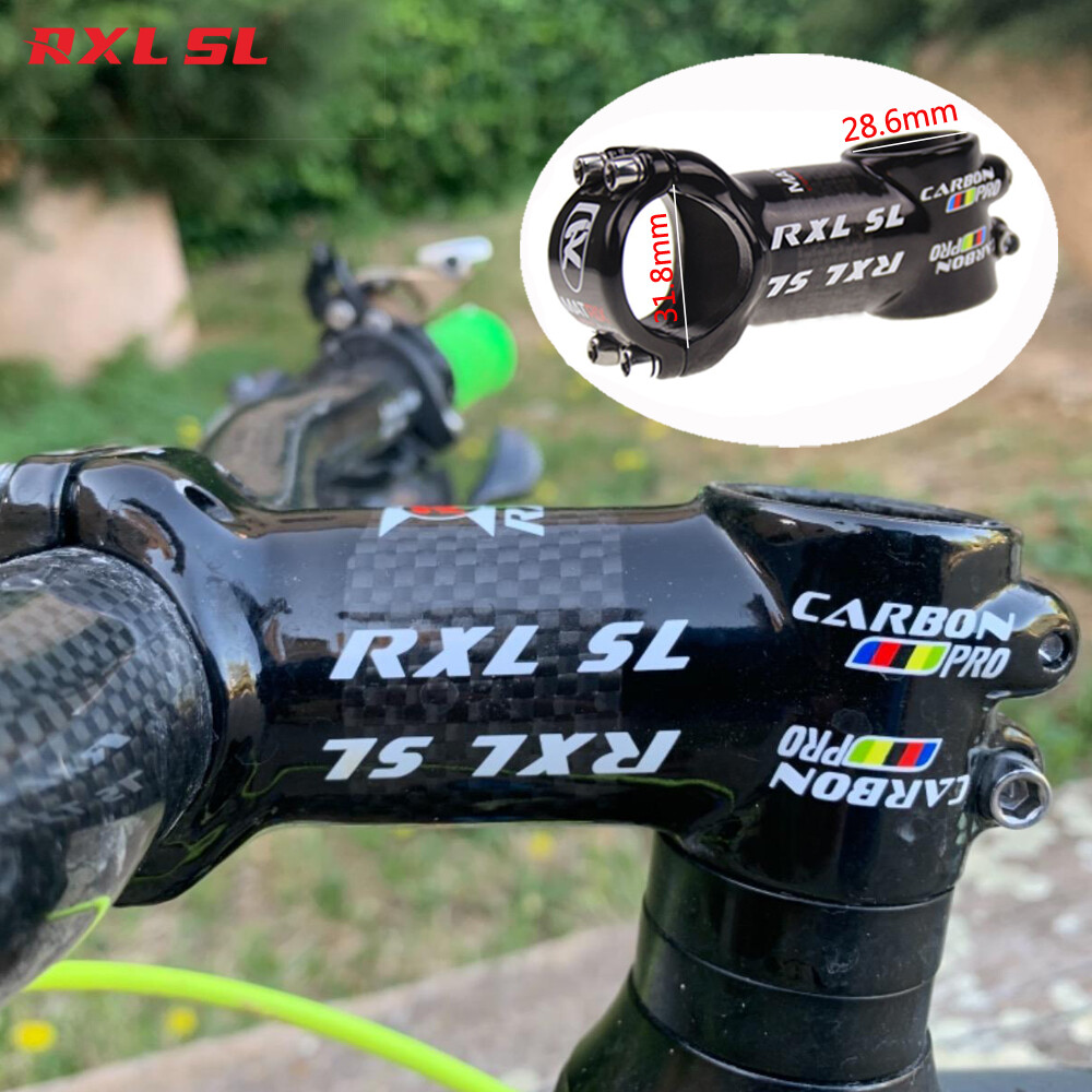 Carbon Fiber+Aluminum Alloy1-1/8″Road Bicycle Stem 6 Degree Mountain Bike Stems