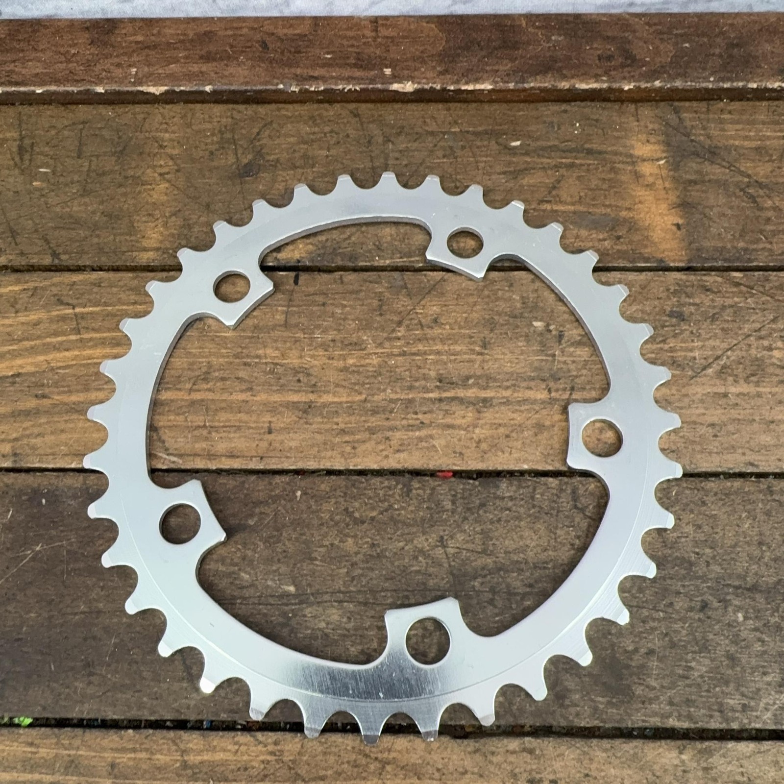 Vintage SR 36T Chainring NOS 110 BCD 5-Arm Silver MTB Bike 36 Tooth NOS