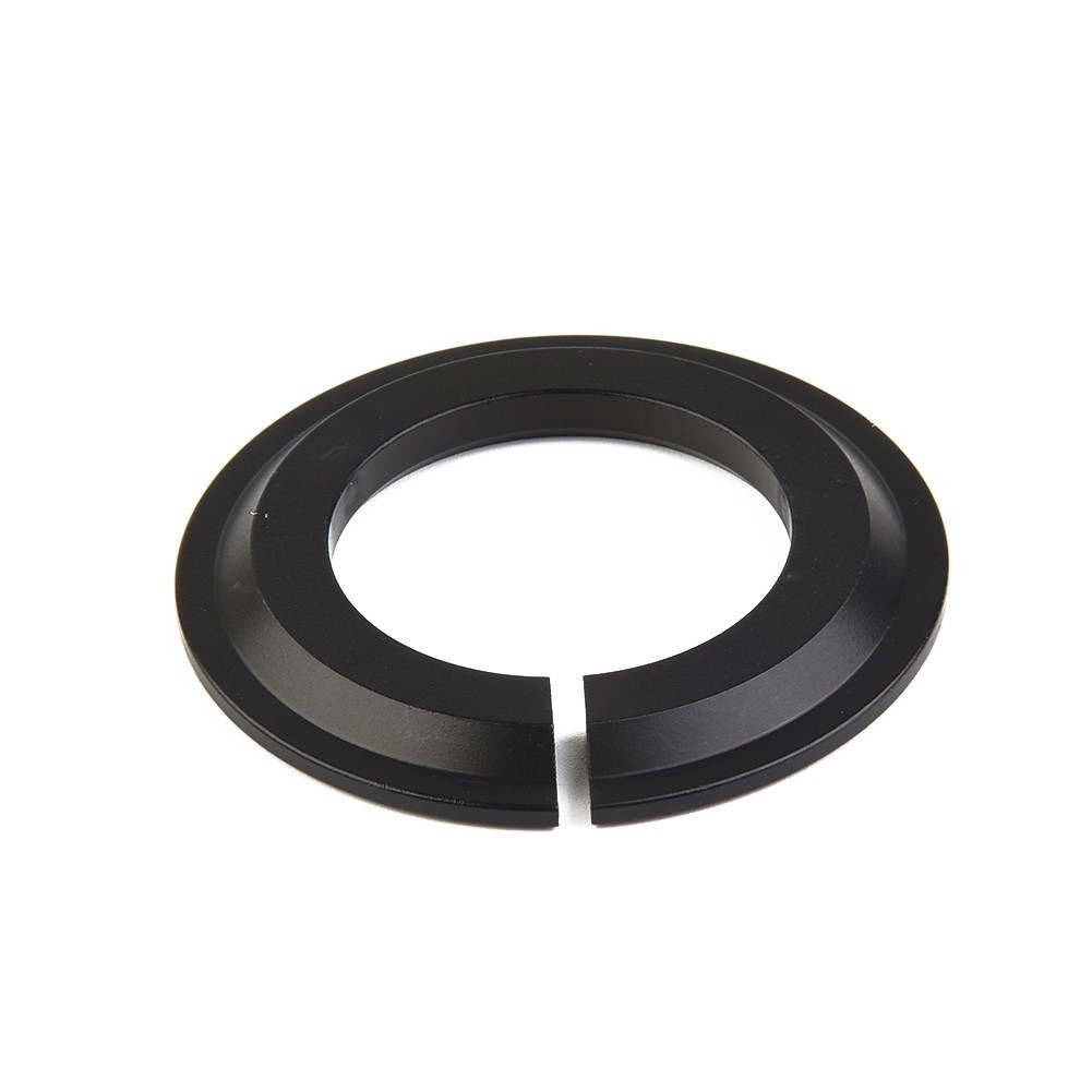UK 1-1/8 To 1-1/2 Tapered Steer Tube Conversion Ring Fork Adapter Black