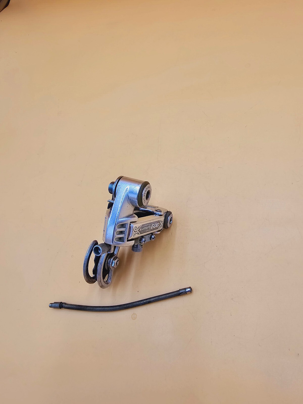 Rear Derailleur Shimano 600 Arabesque Cable Guide Rear Derailleur RD-6200 Vintage