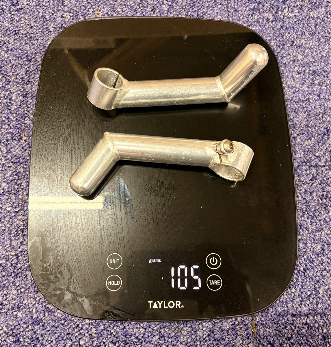 Vintage Retro Titanium MTB Bar Ends – 1996 Orange Bike Retro – Very Light 105g