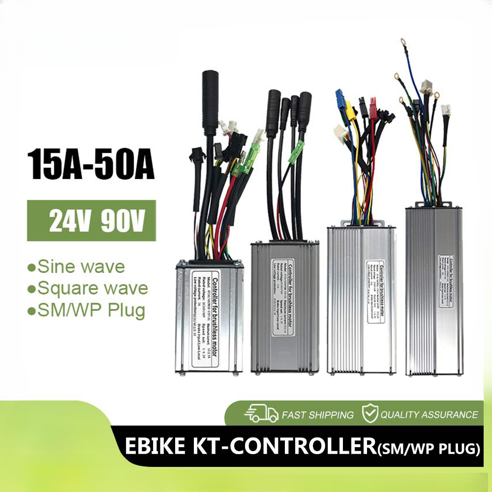 Ebike Controller 15A -50A Square Sine Wave Control System for 36V 48V 72V Motor