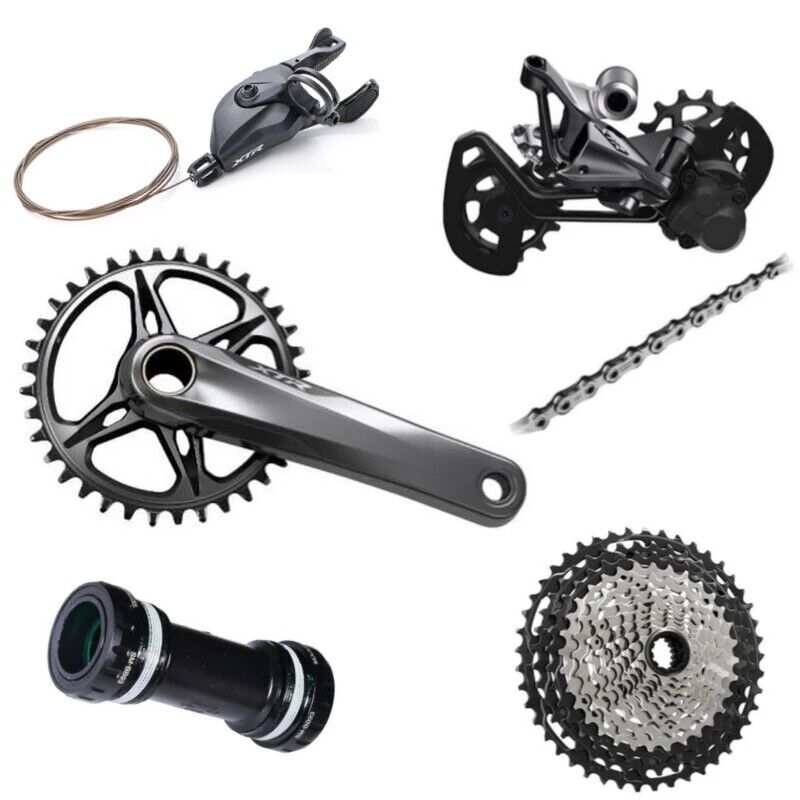 New Shimano XTR M9100/M9120 1×12 12-Speed MTB Full Groupset 30T-36T/170MM-175MM