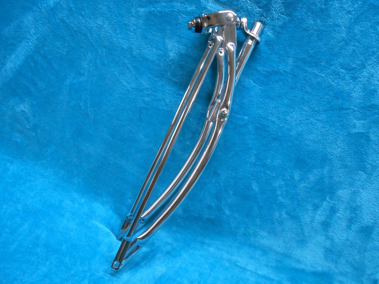 26” CHROME CRUISER BICYCLE SPRINGER FORK VINTAGE SCHWINN CHOPPER BIKE 1″ HEADSET